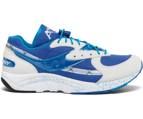 Tenis Saucony Aya Hombre Zapatos Originales Blancas / Azules / Light Azules México MX-862-KJ